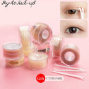 600Pcs/box Big Eyelid Tape Sticker Double Fold Self Adhesive Eyelid Tape Stickers S/L Makeup Clear Beige Invisible Tool