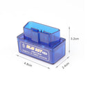 Bluetooth ELM327 V2.1 V1.5 Auto OBD Scanner Code Reader Tool Car Diagnostic Tool Super MINI ELM 327 For Android