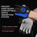 Summer Bicycle Full Finger Cycling Bike Gloves Absorbing Sweat for Men and Women Bicycle Riding Outdoor Sports Protector