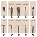 OVW Natural Goat Hair Eyeshadow Professional Makeup Brushes Crease Blending Shader kist dlya teney brovey brochas maquillaje 1pc