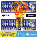English Language Version Pokemon Cards 50-300Pcs Pokemon Cartas 300 V MAX 300 GX Children Battle Game Tag Team Shining Vmax TOMY