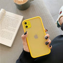 Solid Colors Silicone Shock Proof Phone Case For iPhone 11 Pro Max XR XS Max 6S 8 7 Plus