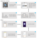 Wifi EU Wall Touch Switch Smart Light Switch 1/2/3 Gang No Neutral Wire Required Tuya Smart Life Home Support Alexa Google Home