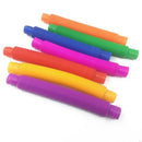 1/5Pcs Luminous Pop Tubes Sensory Fidget Toy Stress Relieve Toys Autism Anti-stress Plastic Bellows for kids Squeeze Gifts Toys
