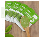 LAIKOU 7pcs Matcha Green Clay Mud Face Mask Anti wrinkle Night Facial Packs dark circle Moisturize Anti-Aging Mask for facecare