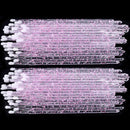 Crystal Disposable Eyelash Brushes Swab Microbrushes Eyelash Extension Tools Individual Eyelashes Removing Tools Applicators