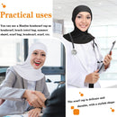 Muslim Underscarf Women Modal Hijab Cap Adjustable Muslim Stretchy Turban Full Cover Shawl Cap Full Neck Coverage for Lady