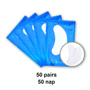 50Pairs Eyelash Pad Gel Patch Grafting Eyelashes Under Eye Patches For Eyelash Extension Paper Sticker Application Make Up Tools