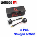 Foxeer Antenna Lollipop 4 V4 FPV Antenna 5.8G 2.6Dbi Stubby RHCP SMA RPSMA UFL Straight/Angle MMCX 7.2g For FPV RC Racing Drone