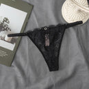 Women Sexy Lace Panties G String Transparent Underwear Hollow Out Panties Mesh Thongs Sex Low Waist Seamless Briefs Lingerie