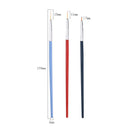 3Pcs Acrylic French Stripe Nail Art Liner Brush Set 3D Tips Manicure Ultra-thin Line Drawing Pen UV Gel Brushes Painting Tools