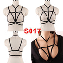 Pentagram Harness For Women Cheapest Garter Belt Erotic Goth Accessories Bondage Cupless Bra Festival Clothes Rave Sexy Lingerie