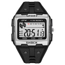 Big Numbers Easy to Read 5ATM Water Resistant Men Digital Watch Outdoor Sport