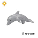 Original Big Size Assemble Building Blocks Accessory Toys For Children Compatible Big Size Animals Sets Zoo Bricks Baby Gifts