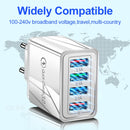 EU/US Plug USB Charger Quick Charge 3.0 For Phone Adapter for Huawei Mate 30 Tablet Portable Wall Mobile Charger Fast Charger
