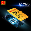 Kodak 100% Original TF Micro SD Card memory Card MicroSD Class 10 16GB 32GB 64GB 128GB 256GB Smartphone Tablet Camera gopro