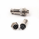 1 Set GX16 Nut TYPE Male & Female Electrical Connector 2/3/4/5/6/7/8/9/10 Pin Circular Aviation Socket Plug Wire Panel Connector