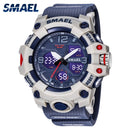 Sport Watch Military Watch For Men Alarm Clock Stopwatch LED Digital Back Light Dual Time Display 8008 Men&