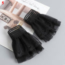 New Fake sleeves autumn winter wild sweater decorative sleeves pleated wrist Pleated organ fake sleeves universal fake cuff