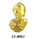 Disney R2-D2 Building Blocks C-3PO General Grievous R4-P17 K-2SO IG88 Battle Buzz Droid Star Bricks Action Figures Christmas Toy