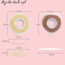 600Pcs/box Big Eyelid Tape Sticker Double Fold Self Adhesive Eyelid Tape Stickers S/L Makeup Clear Beige Invisible Tool