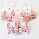 10Pcs/Lot Sweet Hair Band Girls Hair Ties Bows Elastic Rubber Band Flower Small Ball Scrunchies Baby Kids Hair Accessories Gift