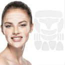 16Pcs Reusable Silicone Anti-wrinkle Face Forehead Cheek Chin Sticker Face Eye Patches Wrinkle Removal Face Lifting Beauty Tools