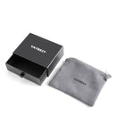 2022 Fashion Aluminum Credit Card Wallet RFID Blocking Trifold Smart Men Wallets 100% Genuine Leather Slim with Coin Pocket