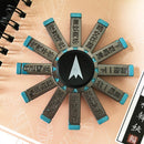 Anime Game Weapon Fidget Spinner Colorful Metal Zinc Alloy Ninja Shuriken Darts Hand Spinner Smooth Electroplate Fidget Gryo Toy