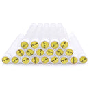 20Pcs Reusable Eyebrow Brush Tube Dust-Proof Eyelash Brush Tube Replaceable Makeup Brushes Mascara with New Eyelash Resin Drill