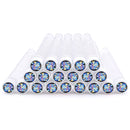 20Pcs Reusable Eyebrow Brush Tube Dust-Proof Eyelash Brush Tube Replaceable Makeup Brushes Mascara with New Eyelash Resin Drill