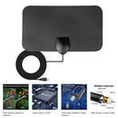 Kebidumei TV Antenna 4K 8K 25DB High Gain HD TV DTV Box Digital EU Plug 3000 Miles Booster Active Indoor Aerial Flat Design