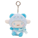 Sanrio 10cm Kuromi My Melody KT Cat PC Dog Hello Kitty Keychain Anime Plush Figure Pendant Accessories Cute Animals Toys