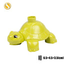 Original Big Size Assemble Building Blocks Accessory Toys For Children Compatible Big Size Animals Sets Zoo Bricks Baby Gifts