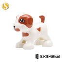 Original Big Size Assemble Building Blocks Accessory Toys For Children Compatible Big Size Animals Sets Zoo Bricks Baby Gifts