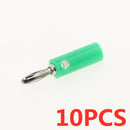 10Pcs/set Male Female J072 4mm Banana Plug Male And Female To Insert Connector Banana Pin DIY Model
