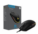 Logitech G102 Lightsync Wired Gaming Mouse Backlit Mechanica Side Button Glare Mouse Macro Laptop USB Home Office Logitech G102