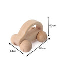 1PC Baby Toy Beech Wood Blocks Cartoon Car Educational Montessori Toys Children Teething Play Gym Baby Birthday Gift Products