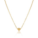 Tiny Heart Necklace for Women SHORT Chain Heart Pendant Necklace Gift Ethnic Bohemian Choker Necklace wholesale