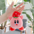 Fashion Star Kirby Plush Toys Keychain Chilkdren Toy Cute Pink Kirby Keychain Car Pendant Key Chain Woemen Keychains Toys Gifts