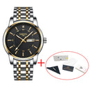 NIBOSI Gold Watch for Men Warterproof Sports Mens Watch Top Brand Luxury Clock Male Business Quartz Wristwatch Relogio Masculino