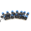 SP13 IP68 waterproof connector male plug & female socket 1/2/3/4/5/6/7/9 pin panel Mount wire cable connector aviation plug