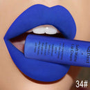 QIBEST Brand 34 Colors Liquid Lipstick Waterproof Matte Nude Lipstick Pigment Red Long Lasting Lip Gloss Women Makeup Lipgloss