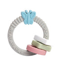 1pc Baby Teether Silicone Bracelet BPA Free Cute Animal Silicone Pendant Wood Ring Teething Rattle for Baby Accessories Toys