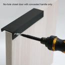 Home Furniture Cabinet Drawer Handle Knobs Steel Wardrobe Door Hidden Handles Simple Style