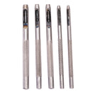 5Pcs/Lot Leather Round Shape Hole Punch Kit Belt Watch Band Hollow DIY Tool With Box