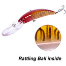 HENGJIA 1pcs 15cm 15g Deep Diving Jerkbait Artificial Hard Bait Fishing Wobblers Minnow Lure for Bass Pike Carp Fishing Tackle