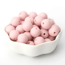 12mm 20pcs Silicone Baby Beads Round Teether Teething Beads DIY Pacifier Chain Necklace Pendant Toys BPA Free Baby Accessories