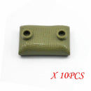MOC Military SWAT Weapon WW2 Toy Gun Sandbag Cannon Building Blocks Bricks Toys for Children Kids Gifts DIY Toy Military