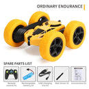 Roclub 4WD RC Car 2.4G Radio Remote Control Car 1:24 Double Side RC Stunt Cars 360° Reversal Vehicle Model Toys For Children Boy